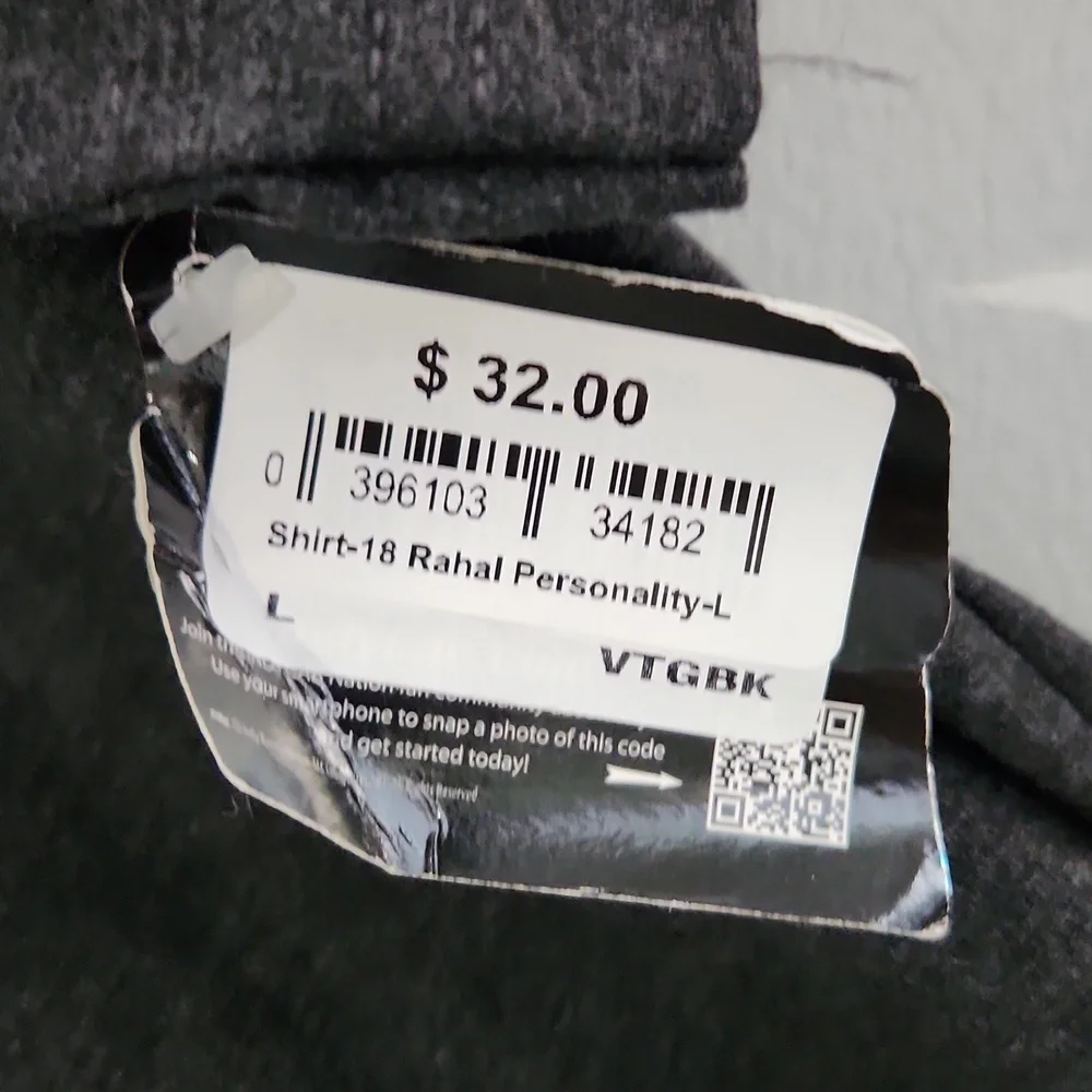 New Gray IndyCar Graham Rahal T-Shirt sz Large rll  racing NWT - Picture 3 of 4